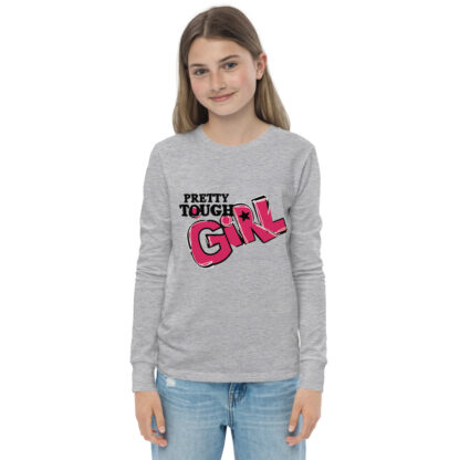 Youth long sleeve tee -Pretty Tough - Image 2